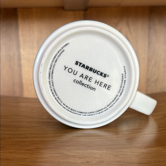 Starbucks Seattle Mug - White, Blue, and Green - Picture 2 of 5